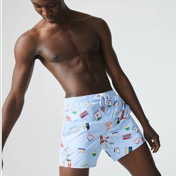Lacoste Other - NWT Print Swim Shorts Regular Fit